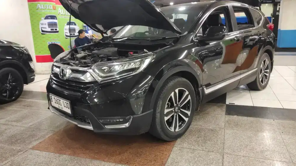 HONDA CR-V PRESTIGE 1.5 TURBO 2018 MATIC TERAWAT 2019 HITAM BAGUS 2020