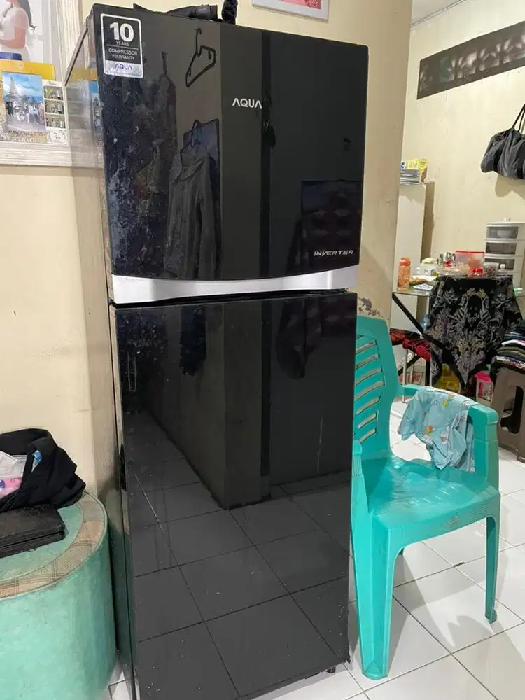 Dijual kulkas Aqua Inverter