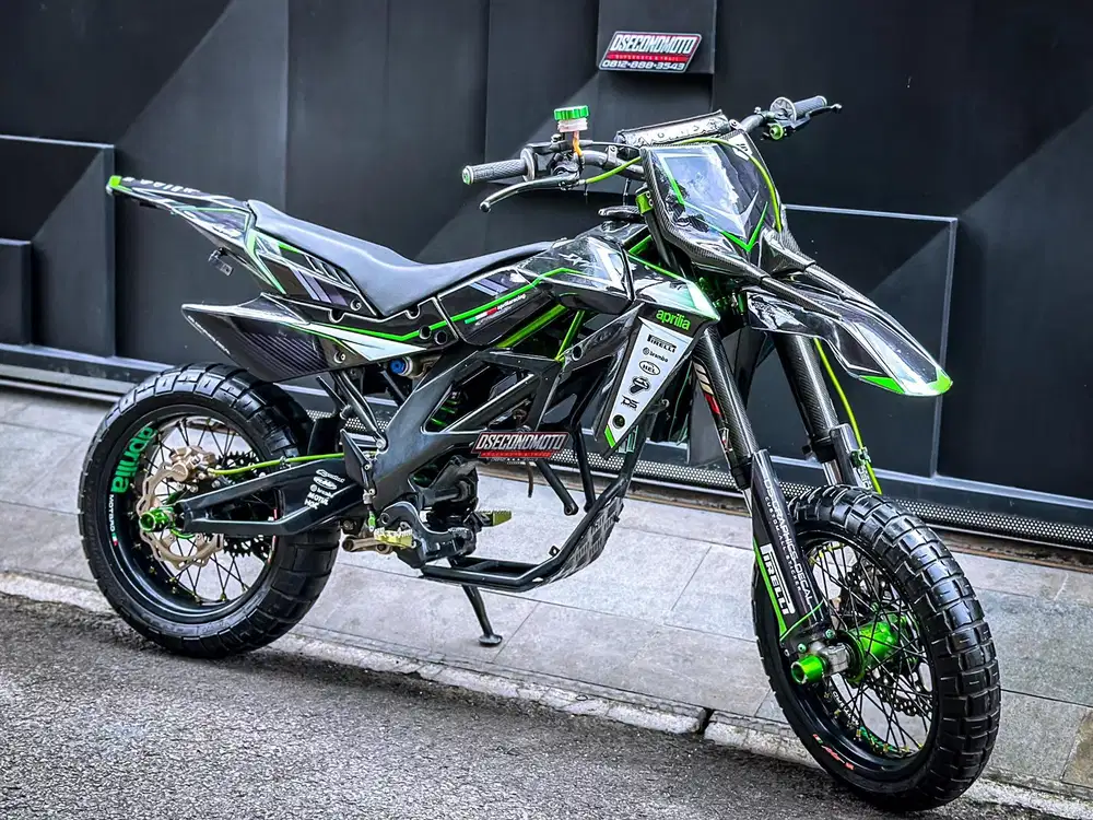 ROLLING CHASIS APRILIA SXV 550‼️TRAIL SUPERMOTO LANGKA BKN DTRACKER KLX