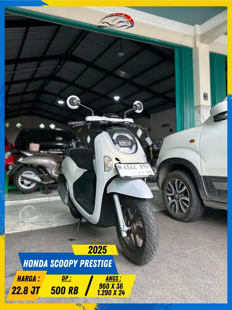 HONDA SCOOPY PRESTIGE 2025 LIKE NEW BOSSKU HIKMAH MOTOR KEPUH MALANG