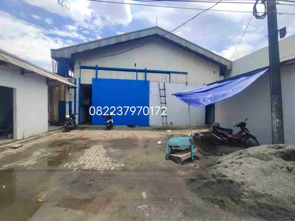 Disewakan Gudang Pinggir Jalan Utama  Sultan Agung Kranji Bekasi Barat