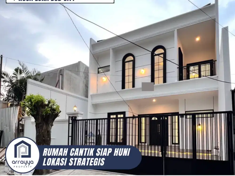 DIJUAL RUMAH BARU 2 LANTAI LOKASI STRATEGIS DI NUSA LOKA BSD CITY (HRB185)