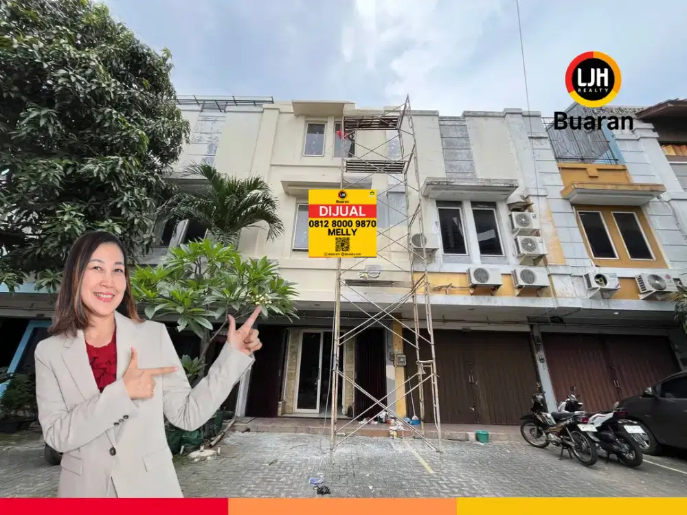 Dijual Ruko Komersil Lingkungan Aman Komplek Duren Sawit Center, Jakarta Timur