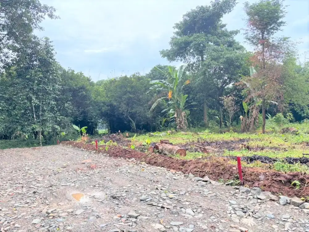 Tanah Kavling Row 5 Meter, 7 Menit Tol Burangkeng