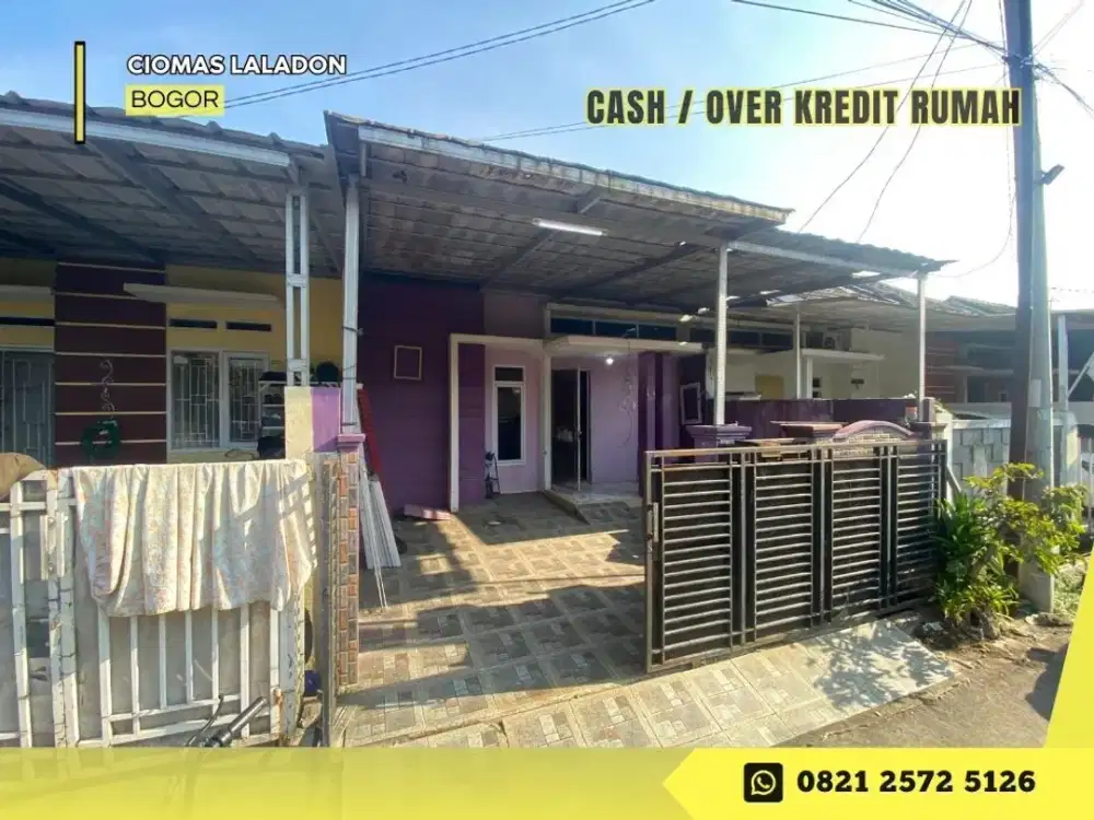 Jual MURAH Over Kredit 59JT sisa 8 Thn Lg di Mulia Residence 2 Ciomas bs CASH