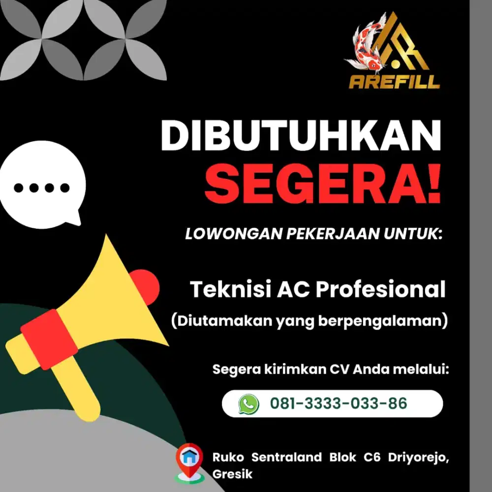 Lowongan teknisi ac