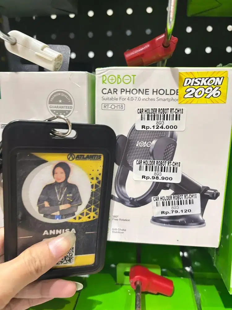 CAR HOLDER ROBOT RT-CH18 | ATLANTIS DAHSYAT