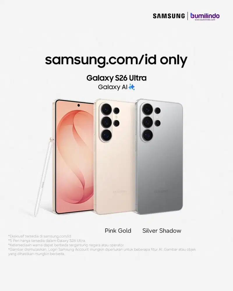 PRE ORDER SAMSUNG GALAXY S26 series