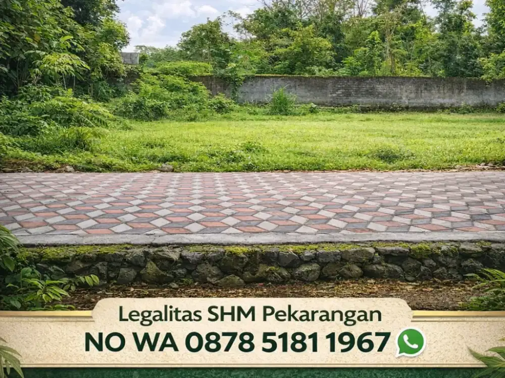 Tanah Jogja Kost Area Kampus UII Kaliurang SHM Pekarangan