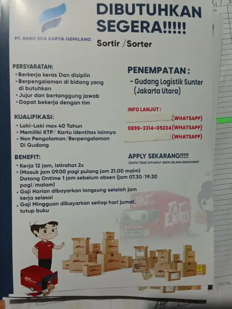 Lowongan kerja harian