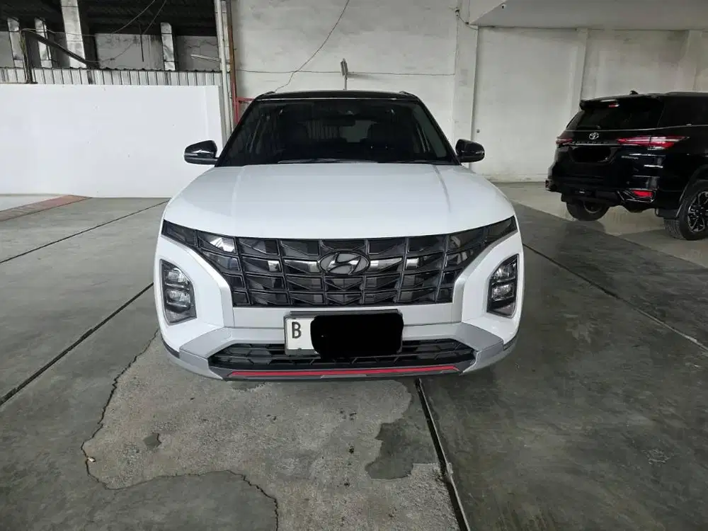 Low km 22rban Hyundai Creta Prime AT ( Matic ) 2023 / 2024 Putih Mulus