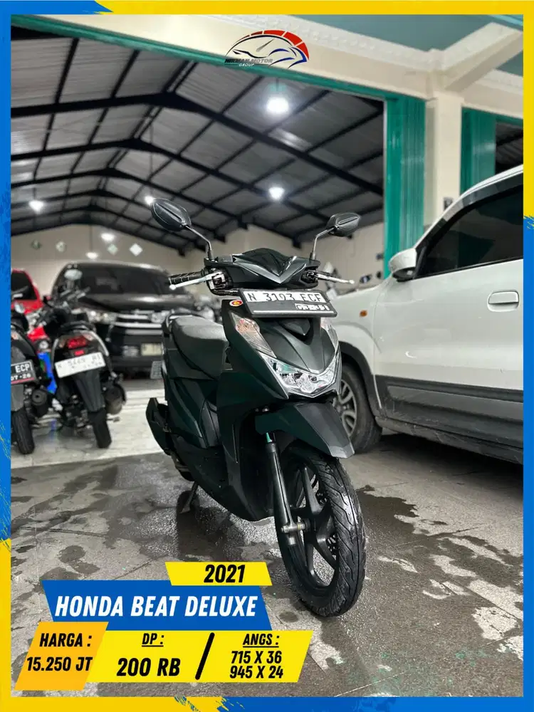 HONDA BEAT DELUXE 2021 MANTAP MASZEHH HIKMAH MOTOR KEPUH MALANG