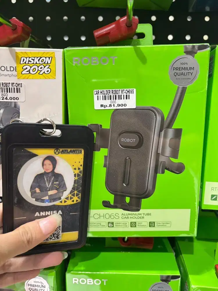 CAR HOLDER ROBOT RT-CH06S | ATLANTIS DAHSYAT