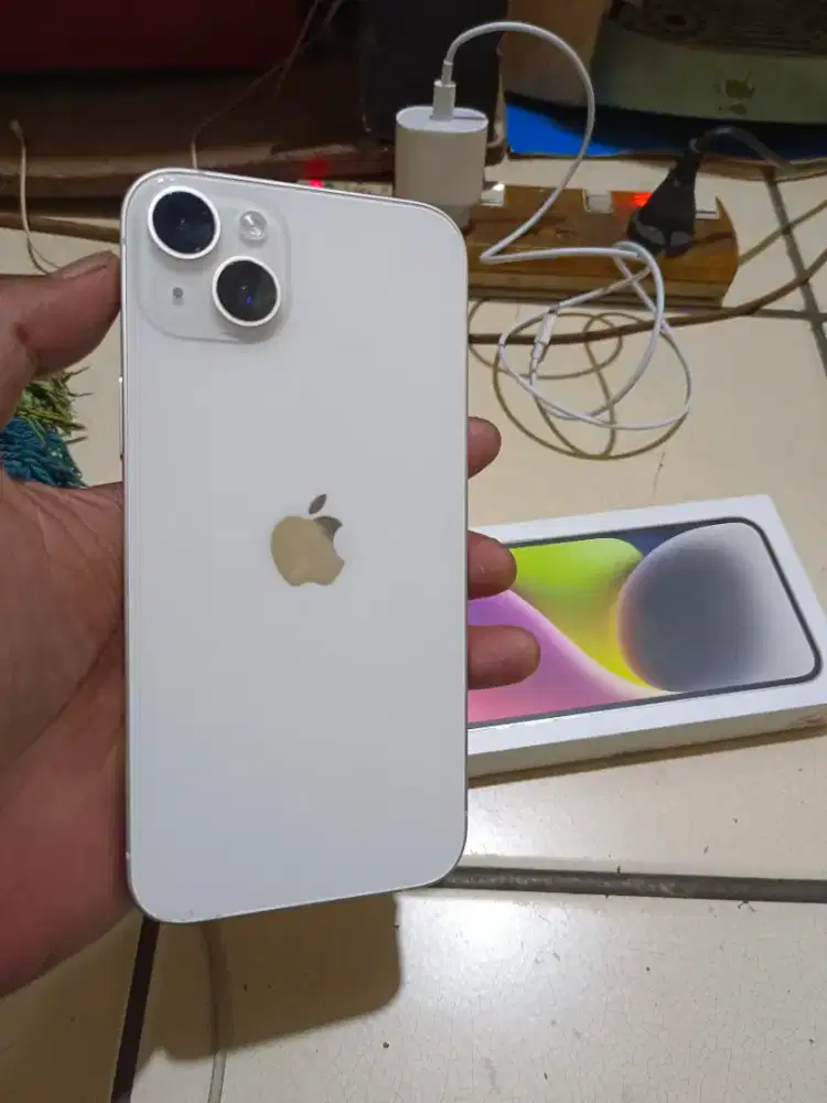 Iphone 14plus 128 starlight ex Digimap fullset