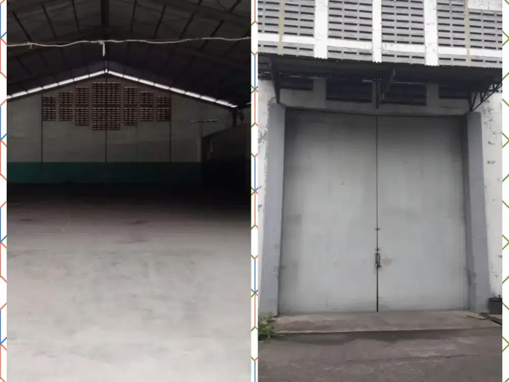 DISEWAKAN GUDANG  JL RAYA SERANG KM.19 CIKUPA - TANGERANG