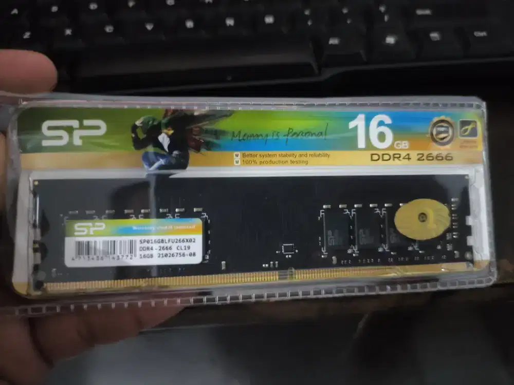RAM DDR4 16 GB 2666 Mhz Merk SP Tinggal Pakai