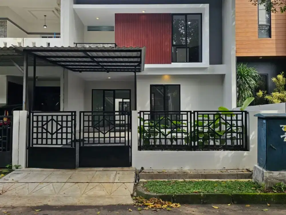 DIJUAL RUMAH BARU 2 LANTAI MINIMALIS TROPIS (JARANG ADA)  GIRILOKA 1 - BSD