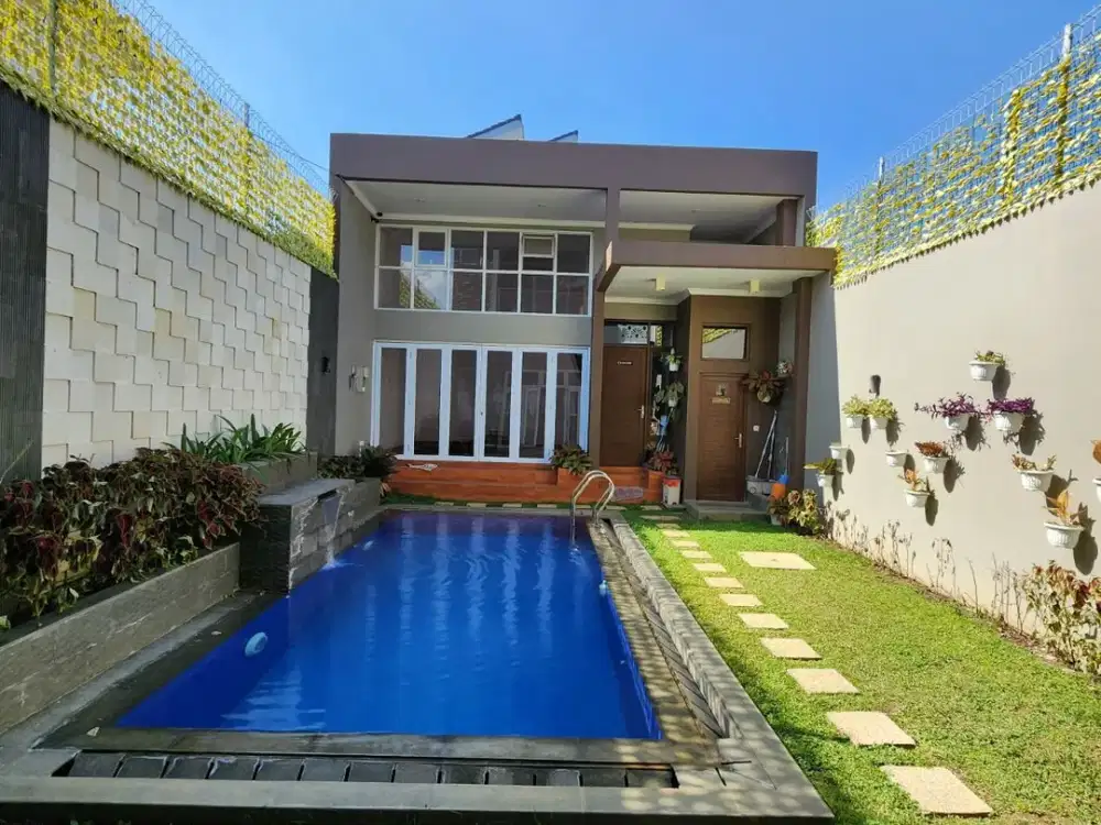 RUMAH IDAMAN 2 LANTAI MINIMALIS MODERN DEKAT UNIVERSITAS, SEKOLAHAN, TEMPAT WISATA, PASAR, HOTEL DI BUDI INDAH BANDUNG