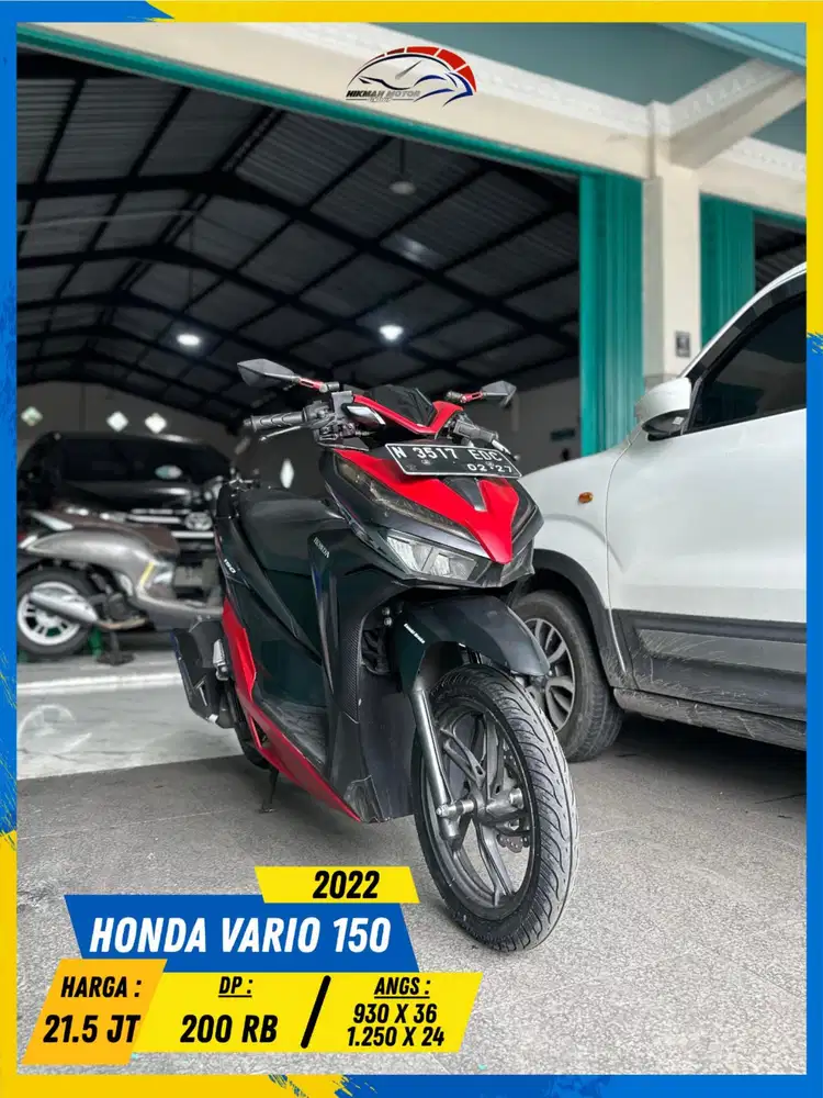 HONDA VARIO 125 2022 SIAP PANTAU MASZEEHH HIKMAH MOTOR KEPUH MALANG