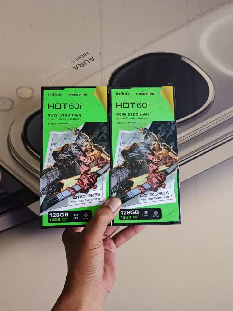 Fast respon WA Infinix Hot 60i NFC 6+6/128 Garansi resmi 1thn