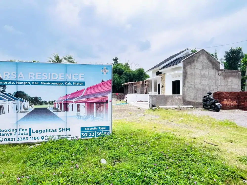 Hunian Murah 225 JT Area Jogja! Siap Bangun, Legalitas Aman