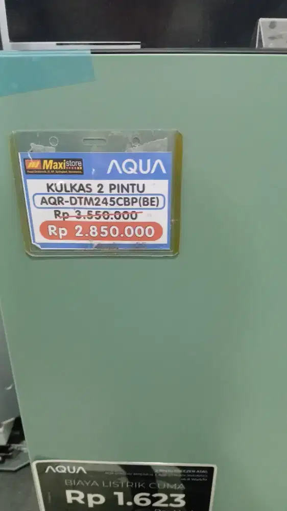 KULKAS AQUA 2 PINTU