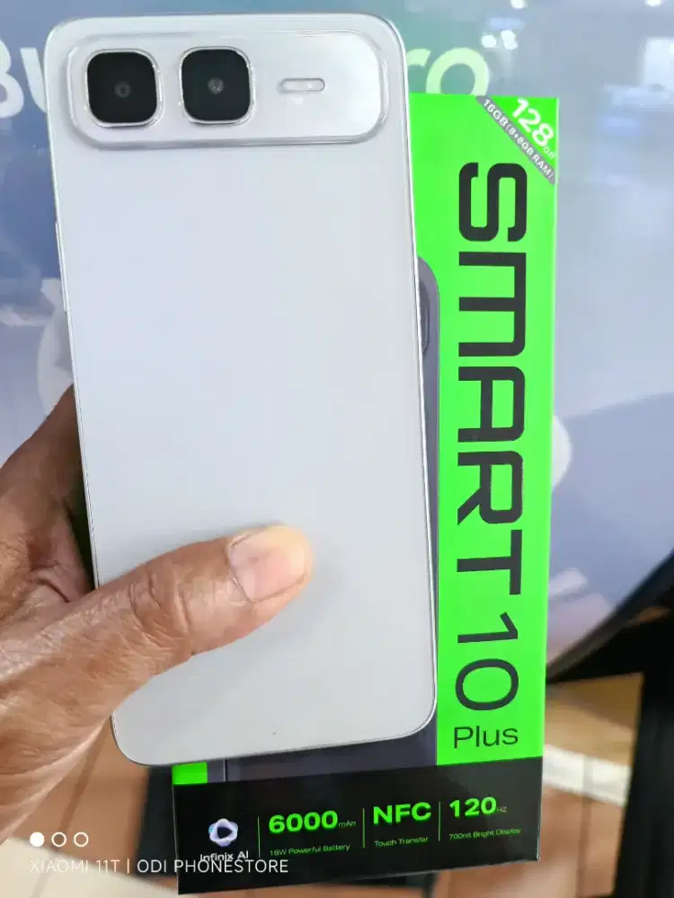 Infinix smart 10 plus 16/128 mulus seperti baru dan lengkap