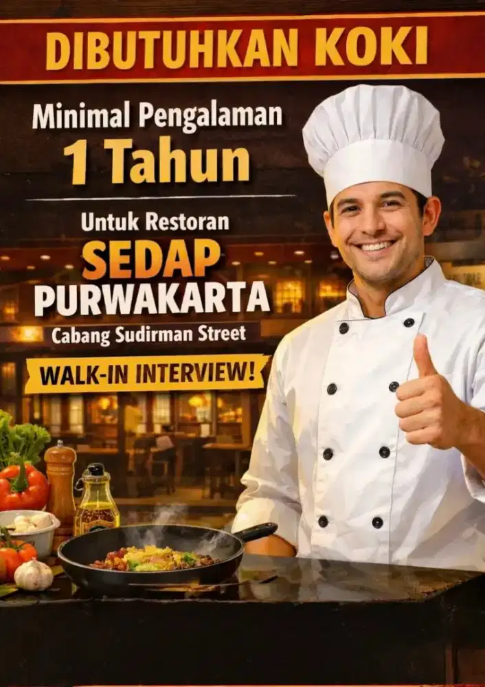 Cari Koki Jalan Sudirman