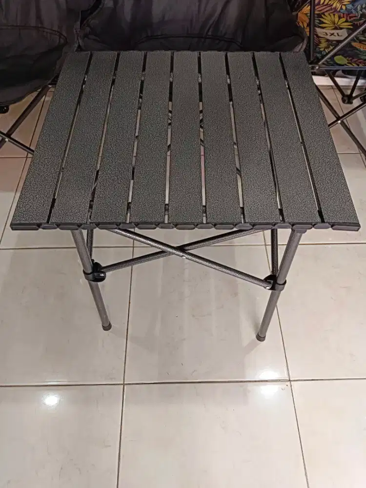 170rb BARU-Meja Camping Lipat Outdoor portable 50x53x49cm Bahan kuat
