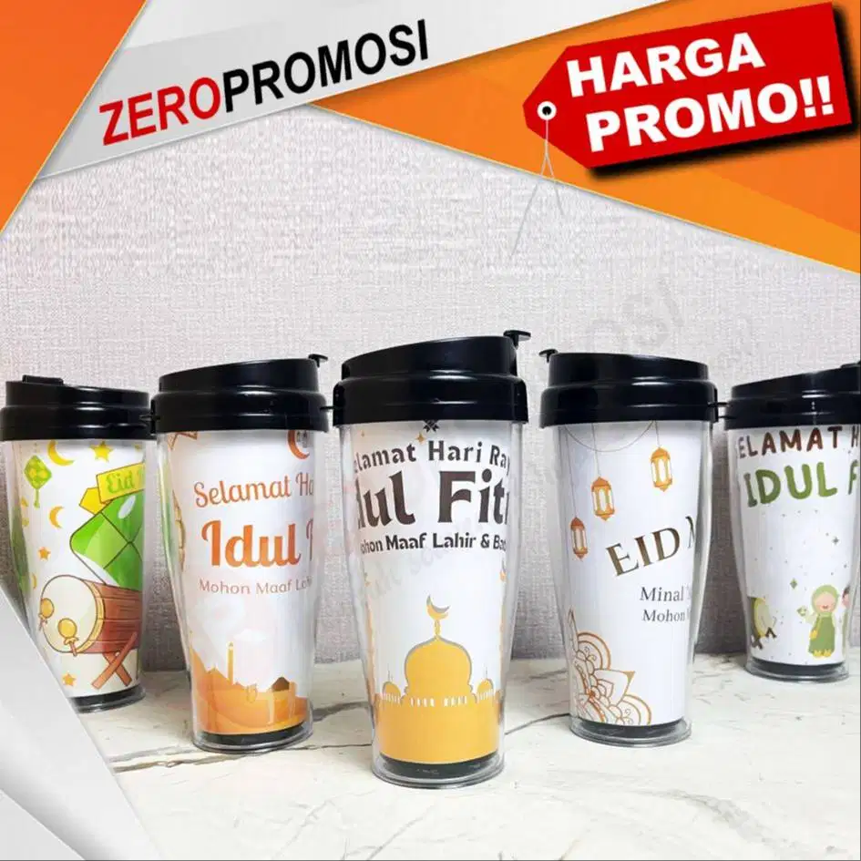 Tumbler G200 Custom Eid Mubarak – Pilihan Souvenir Lebaran Eksklusif