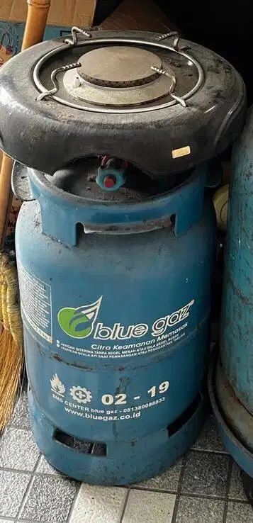 Tabung Gas Blue Gas 5,5kg Kosongan (include kompor)
