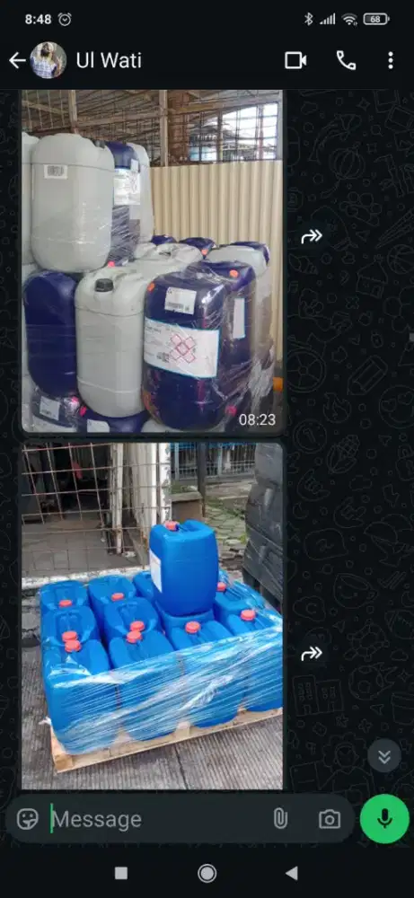 Jual Jerigen bekas sekali pakai