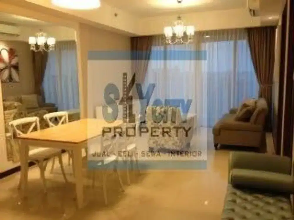 Jual Cepat Apartemen ST Moritz 2 br Full Furnished Lengkap Siap Huni.
