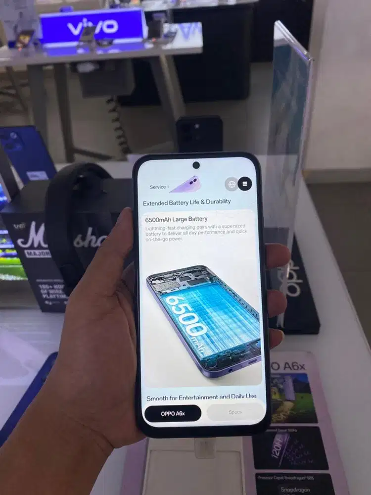 Oppo a6x 12Hz 6500mAh