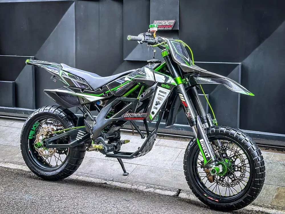 ROLLING CHASIS APRILIA SXV 550‼️TRAIL SUPERMOTO LANGKA BKN DTRACKER KLX