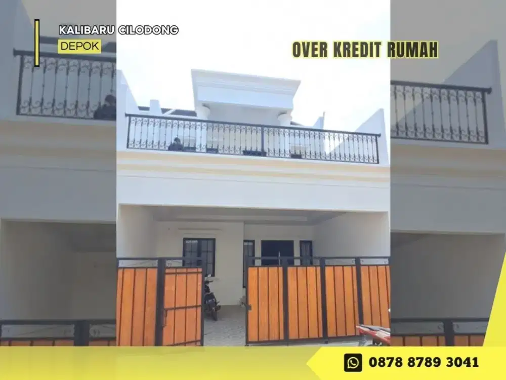Jual Take Over Rumah 2LT dkt Alun alun GDC 73JT di Kalibaru Cilodong Depok