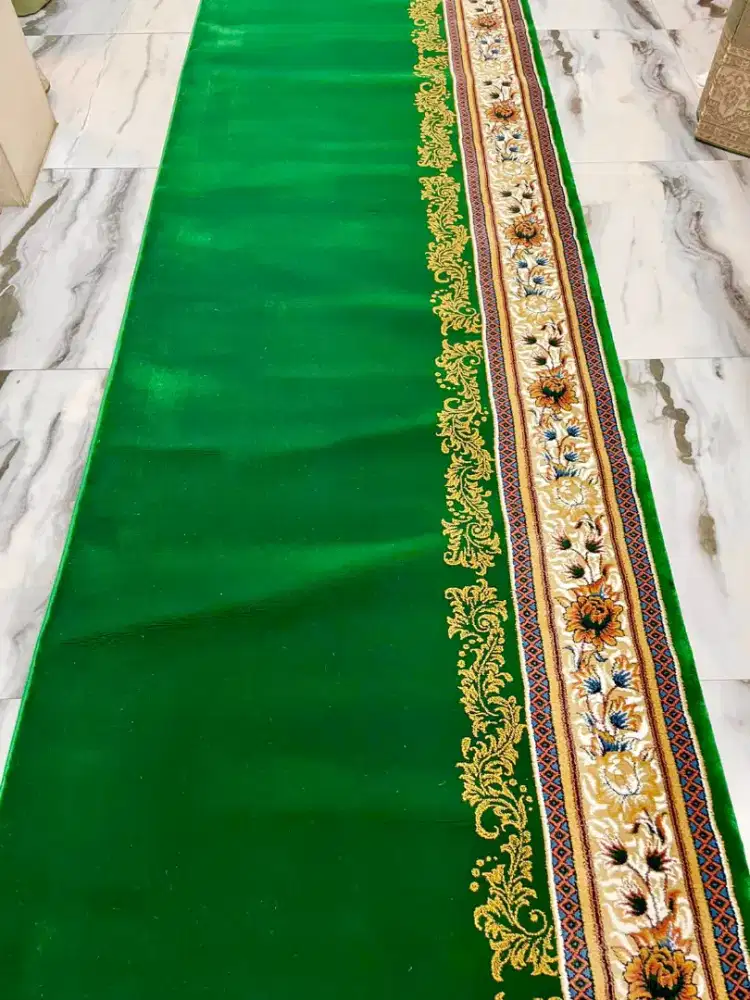 Tersedia Karpet sajadah Masjid import pembelian menyesuaikan kebutuhan