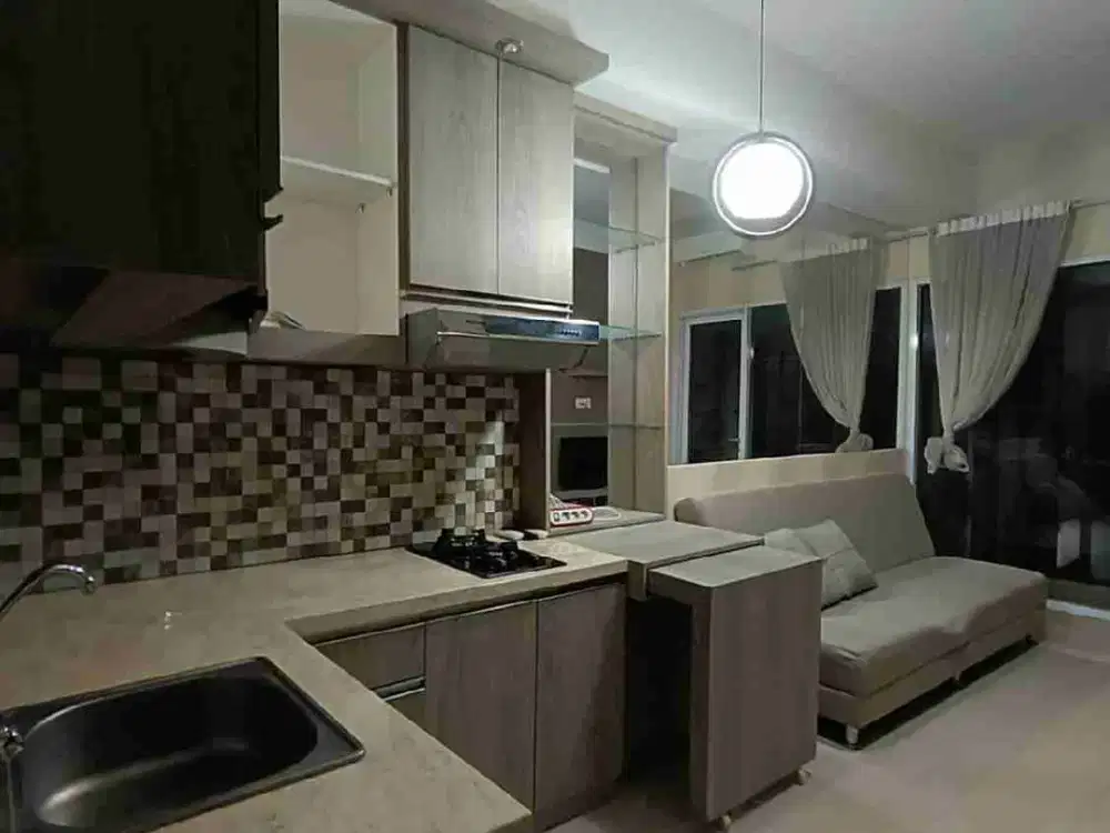 DIJUAL CEPAT BU APARTEMEN SKYLINE PARAMOUNT 1 BR FULL FURNISHED