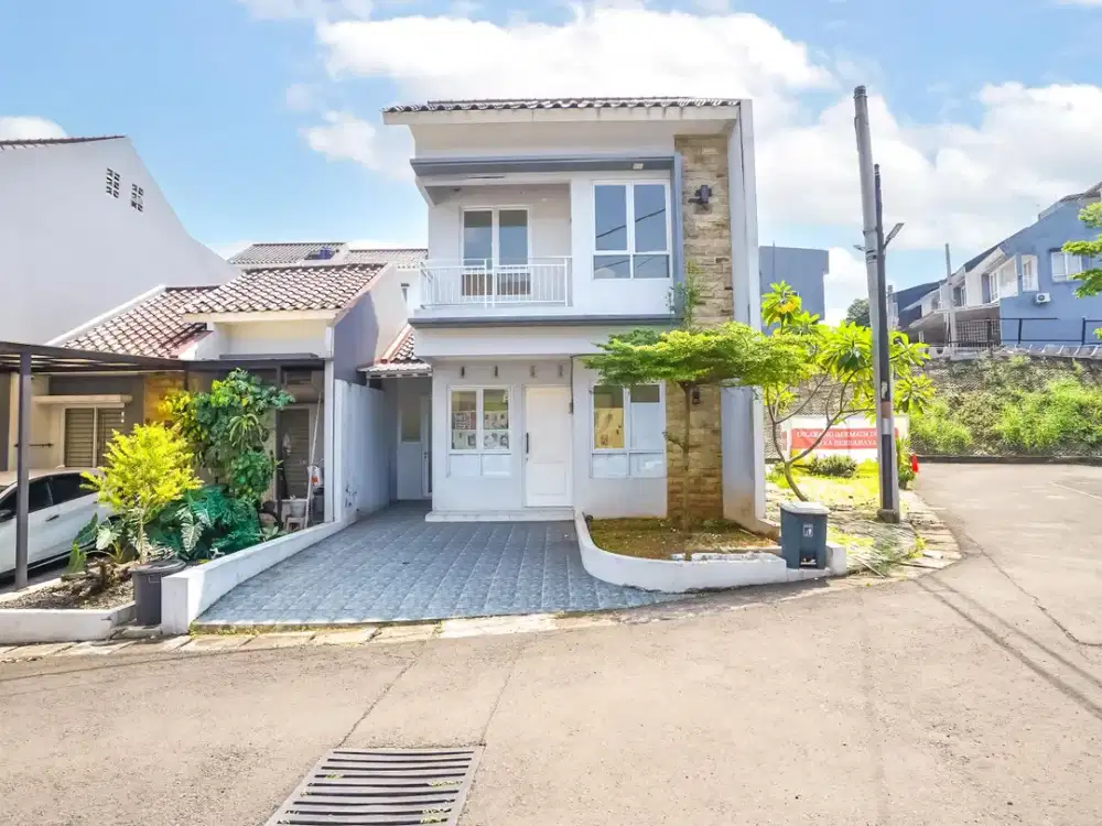 Rumah Hook 2 Lantai 7 Menit ke RSU Hermina Depok Dibantu KPR J-34160
