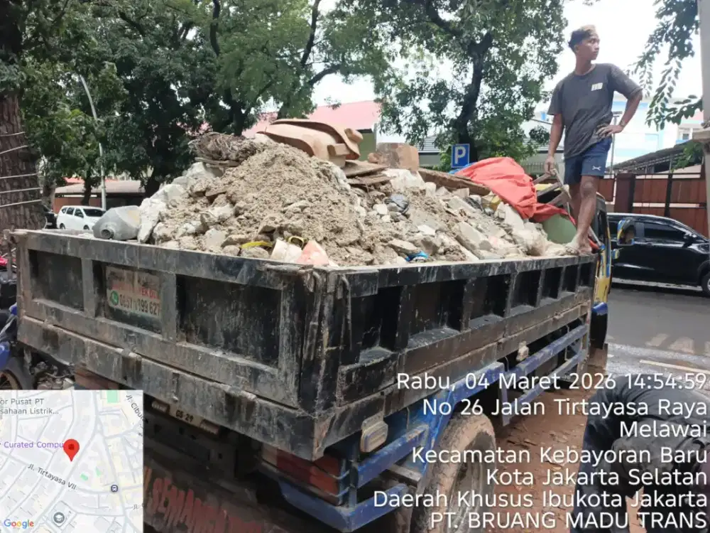 Jasa angkut puing dan buang sampah