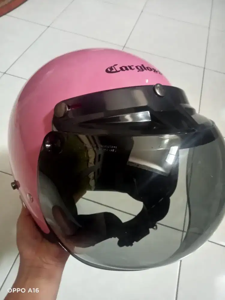 Helm carglos warna pink size L