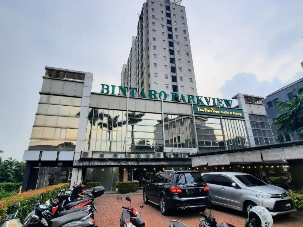 Dijual Cepat/Disewakan Ruko 2 lantai di Apartement Park View Bintaro, Hoek, bagus.