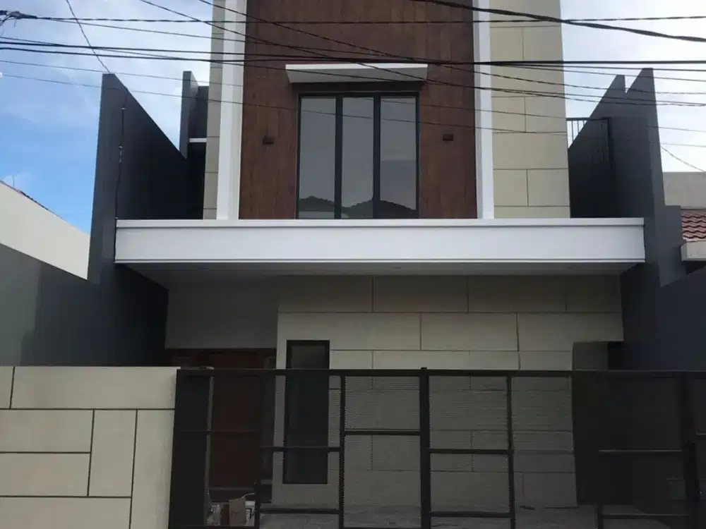 Rumah Minimalis di Rungkut Asri Tengah PDAM + tandon atas & bawah