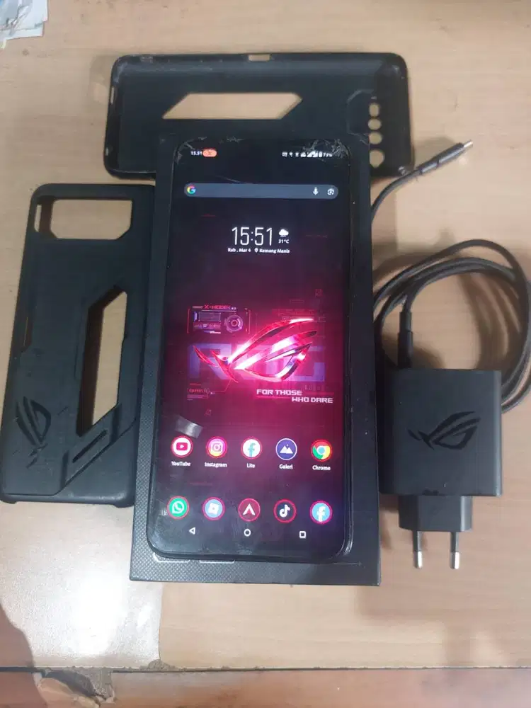 ROG 6phone 8/256 fullset