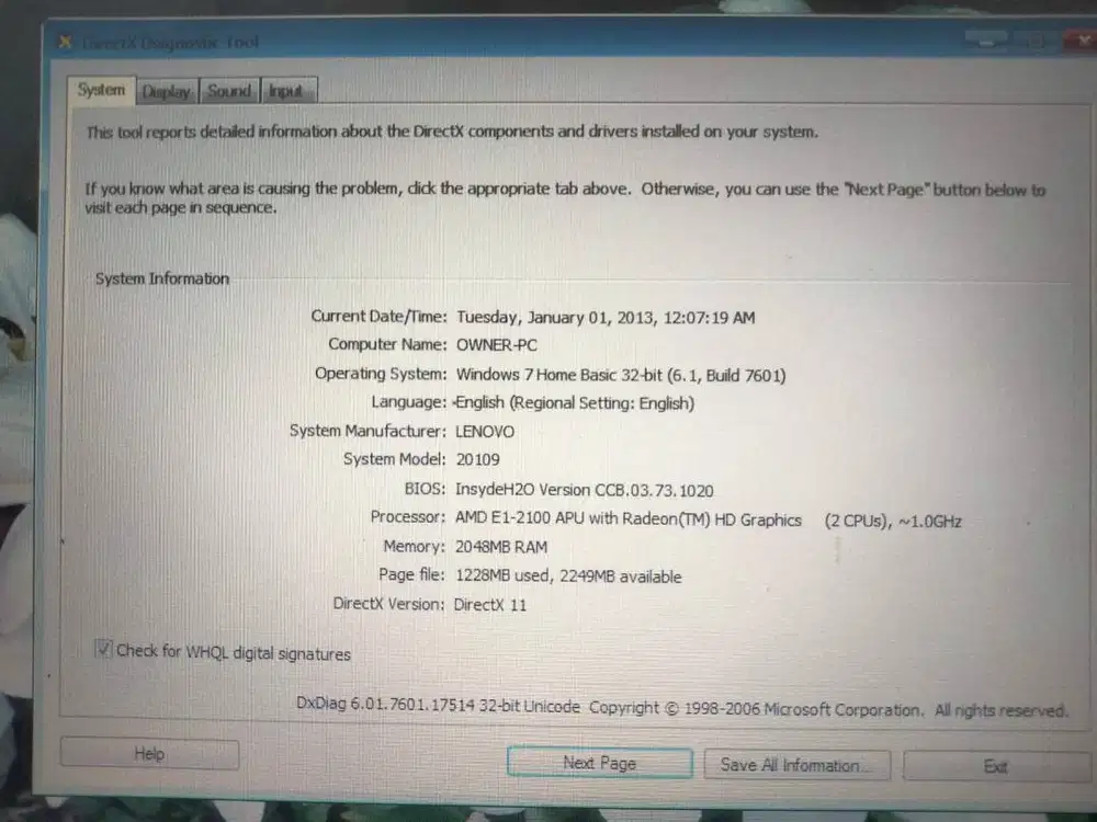 Jual Laptop Lenovo IdeaPad S215