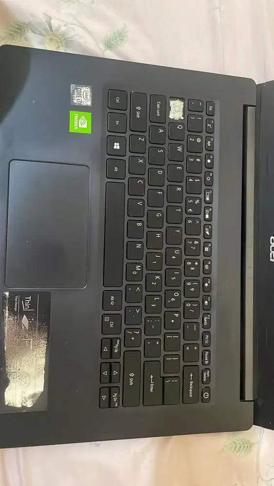 Laptop bekas Acer Aspire 5 i7 gen 10th SSD + HDD