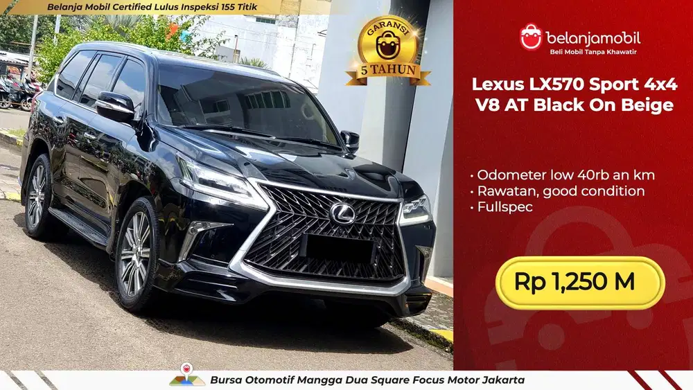 [ LOW KM 40RB ] Lexus LX570 LX 570 Sport 4x4 V8 AT 2016/2017