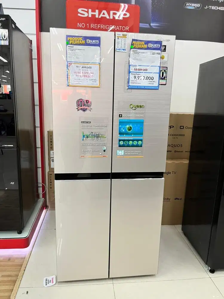 SHARP REFRIGERATOR 4 DOORS 472 L