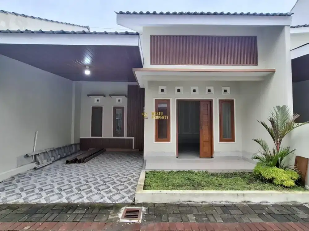 RUMAH MODERN SIAP HUNI DALAM CLUSTER DEKAT CANDI SAMBISARI