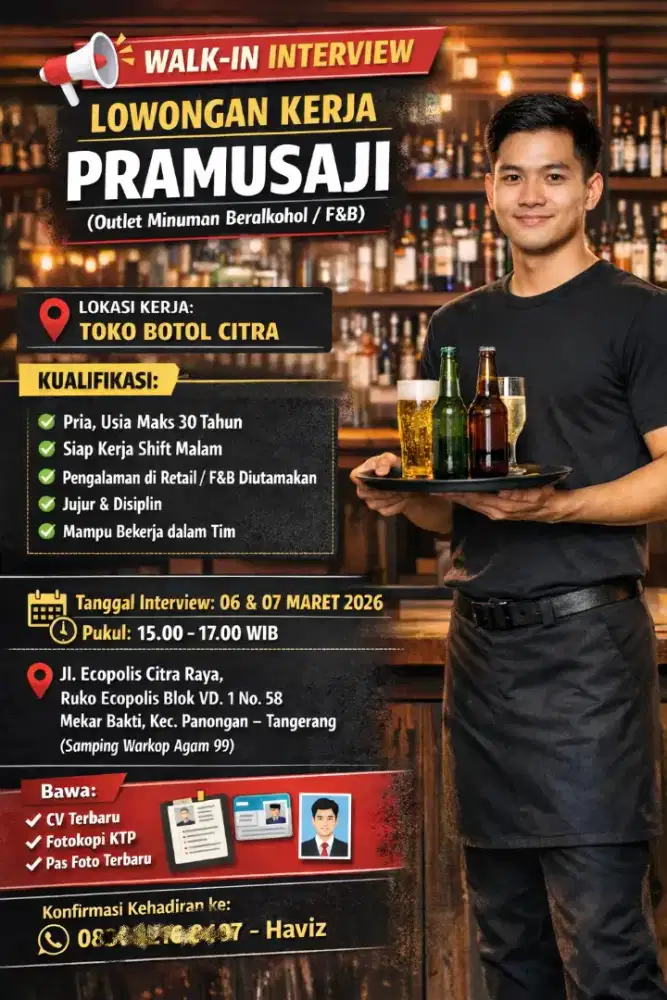 Walk Interview - Pramusaji F& B